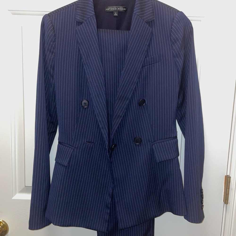 Antonio Melani pinstriped suit